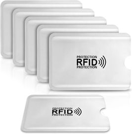 Etui ochronne na karty antykradzieżowe RFID zestaw 6 sztuk