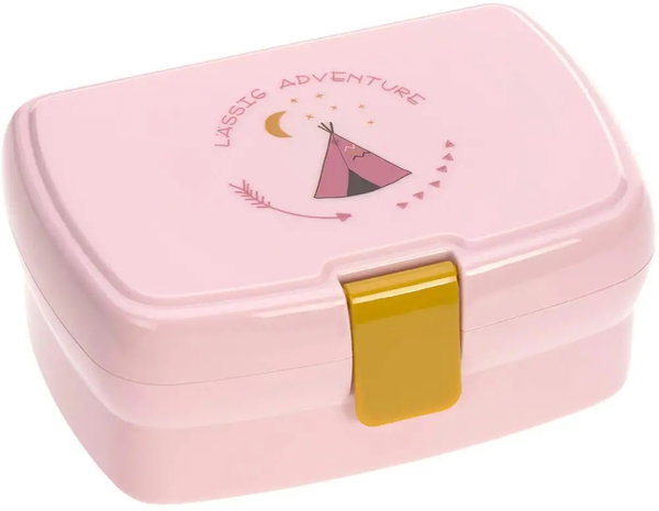 LASSIG Lunchbox Adventure Tipi różowy Śniadaniówka dla dzieci