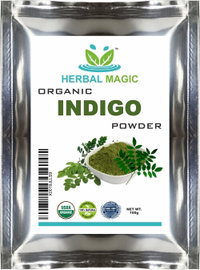 Herbal Magic ORGANIC INDIGO POWDER Proszek do  koloryzacji włosów 100g