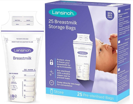 Lansinoh Woreczki Na Mleko 25 szt Do Mrożenia i Przechowywania
