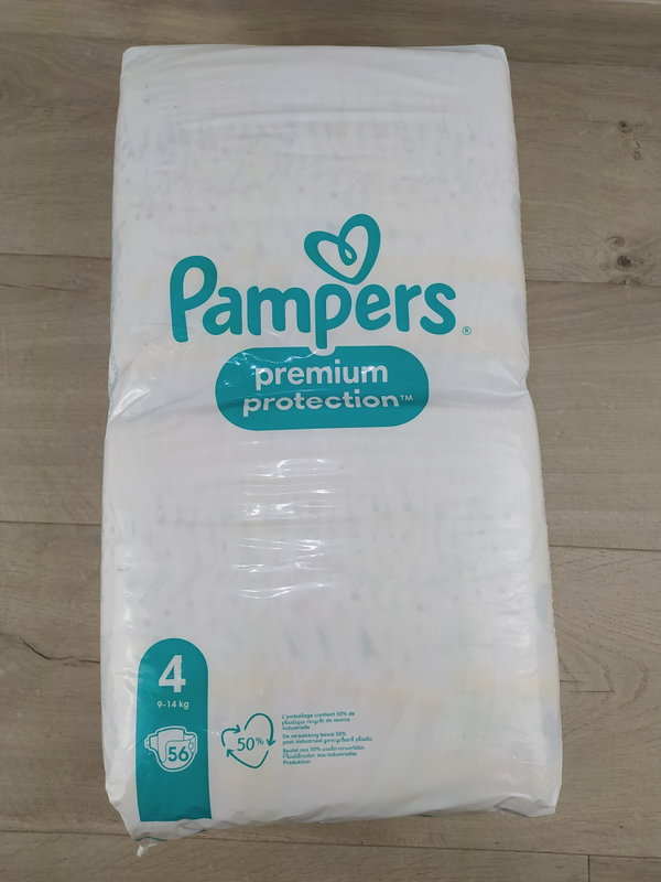 Pampers Premium Protection 4 Pieluszki 9 - 14 kg 56 sztuk