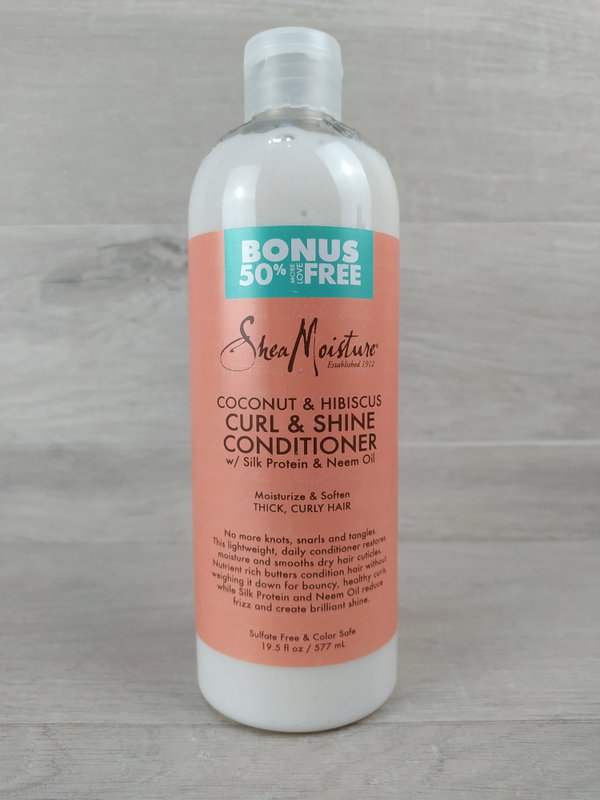 Shea Moisture Curl & Shine Odżywka do włosów kręconych i grubych 577 ml