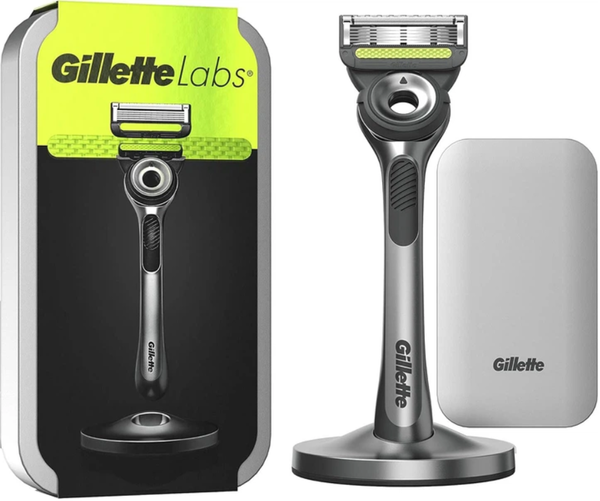 Gillette Labs Maszynka na wkłady + etui podróżne