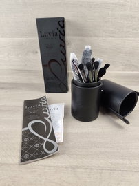 Luvia Prime Vegan Pro Black Zestaw 11 pędzli Etui