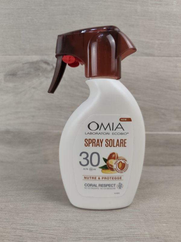 Omia EcoBio Spray Solare Spray do Opalania SPF 30 Arganowy 200ml