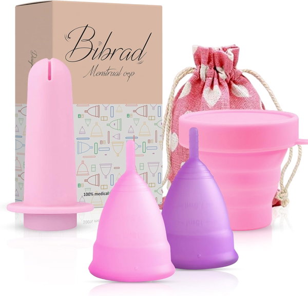 Bibrad Kubeczki Menstruacyjne M + L z aplikatorem