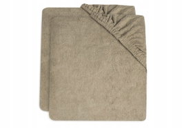 Jollein Terry Olive Green Pokrowiec frotte na przewijak 50x70 cm 2 sztuki