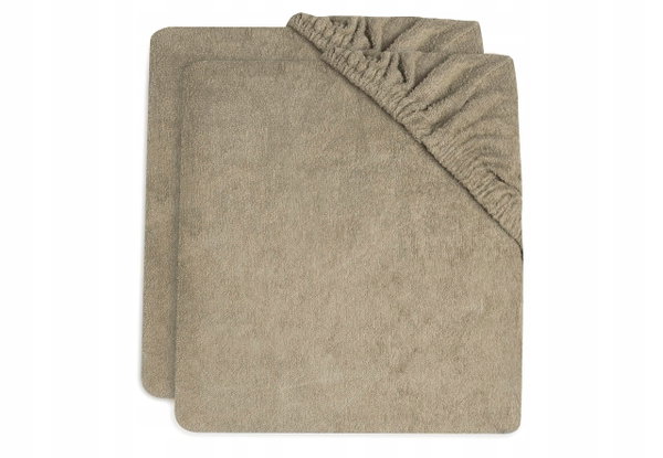 Jollein Terry Olive Green Pokrowiec frotte na przewijak 50x70 cm 2 sztuki