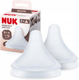 NUK Perfect Match Smoczki silikon U 6m+ 2 sztuki