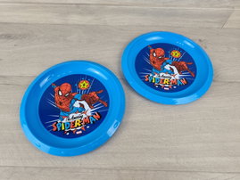 Spiderman Talerz płaski nietłukący 22 cm x 2
