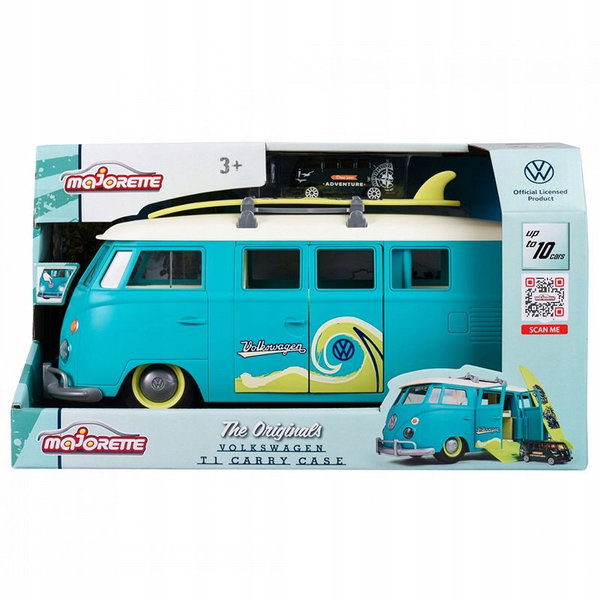 Majorette Volkswagen The Orginals T1 Carry Case Pojazd Walizka 35 cm
