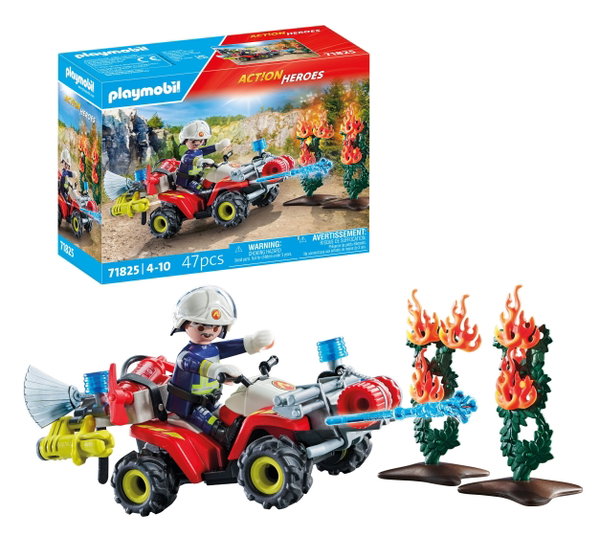 PLAYMOBIL 71825 Action Heroes Quad strażacki dla dzieci 4+