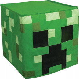 Minecraft Creeper Block Head Kostium głowa one size