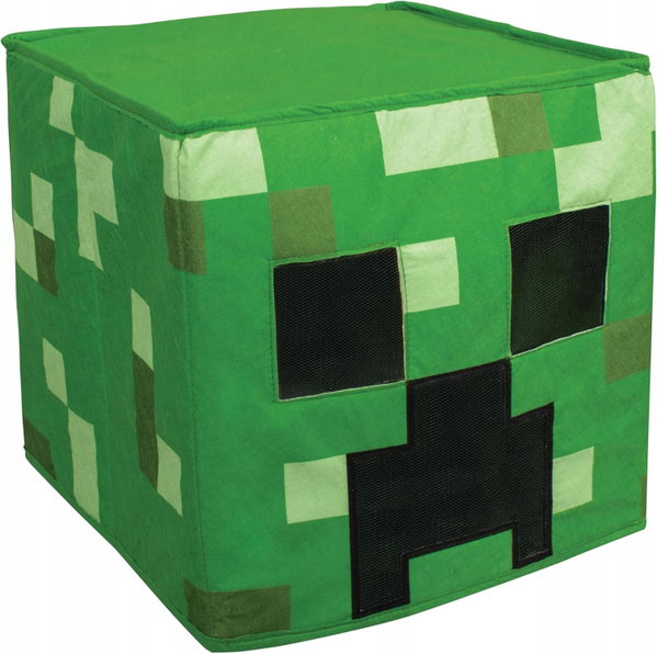 Minecraft Creeper Block Head Kostium głowa one size