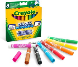 Crayola Flamastry Mazaki Markery do tablic suchościeralnych 8 kolorów