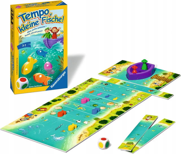 Ravensburger 23334 Tempo kleine Fische Gra rodzinna 3+ DE