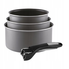 Sitram Zestaw 3 garnków rondli aluminium 16/18/20 cm z uchwytem