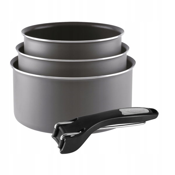 Sitram Zestaw 3 garnków rondli aluminium 16/18/20 cm z uchwytem