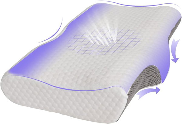 Good Nite Poduszka Ortopedyczna Memory Foam 60x36x13/10 cm Ergonomiczna