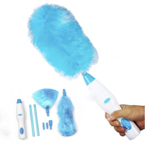 AntDau71 Spin Duster Obrotowa miotełka do kurzu z przedłużką na baterie