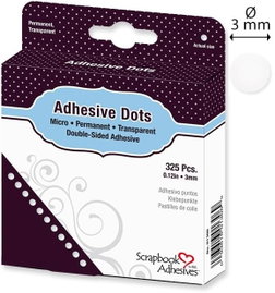 Scrapbook Adhesives Kropki klejące dwustronne 3 mm transparentne