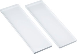 Silikomart VGEL03/B Zestaw 2 tacek do serwowania 12 x 40 cm białe