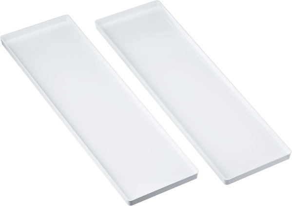 Silikomart VGEL03/B Zestaw 2 tacek do serwowania 12 x 40 cm białe