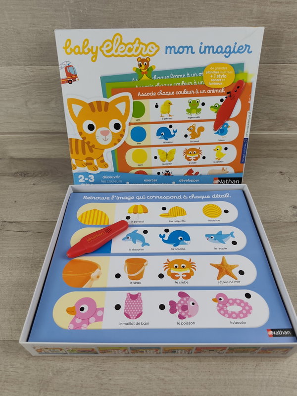 Nathan Baby Electro Mon Imagier Gra edukacyjna dla dzieci 2+