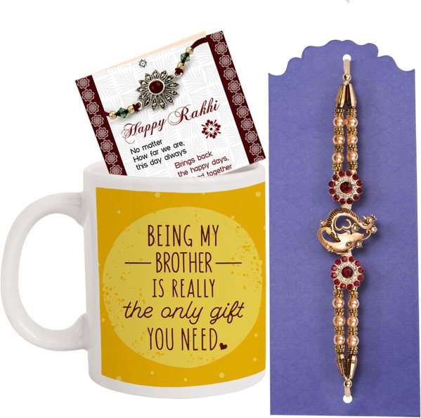 TIED RIBBONS Rakhi dla Brata Zestaw Prezentowy Kubek