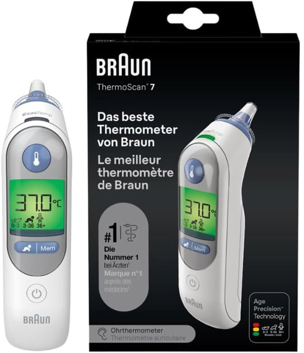 Braun ThermoScan 7 IRT6520 Termometr elektroniczny