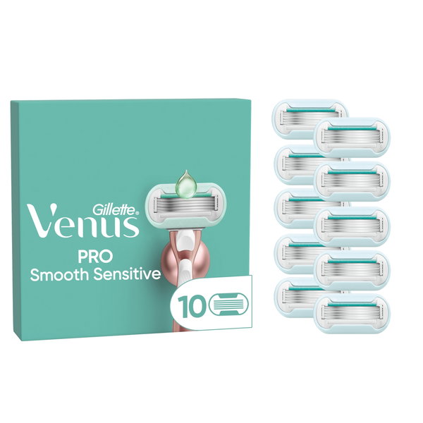 Gillette Venus Pro Smooth Sensitive 10 Wkładów 5 Ostrzy