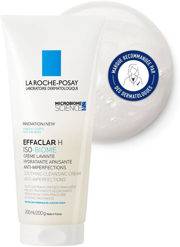 La Roche-Posay Effaclar H Iso-Biome Kojący Krem Myjący 200 ml
