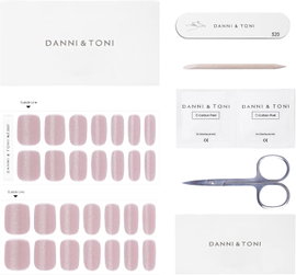 Danni & Toni Blush Cascade Naklejki Żelowe Na Paznokcie UV 28 szt.