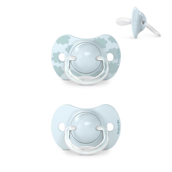 Suavinex SX Pro Smoczki Silikonowe Dreams Niebieskie 0-6m 2 sztuki