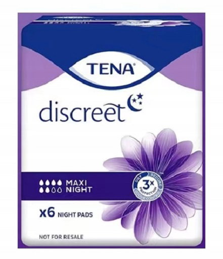 TENA Discreet Protect+ Maxi Night Wkładki urologiczne x2 OPIS