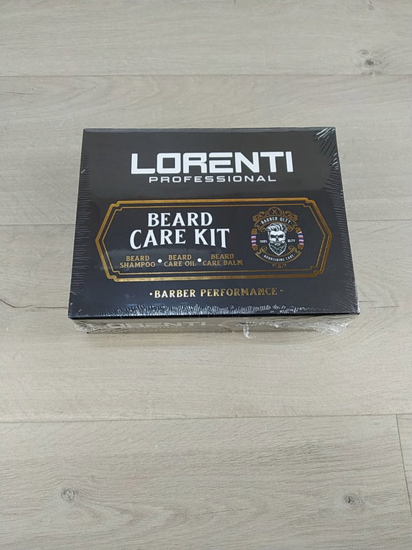 LORENTI Professional Zestaw do pielęgnacji brody Szampon Olejek Balsam