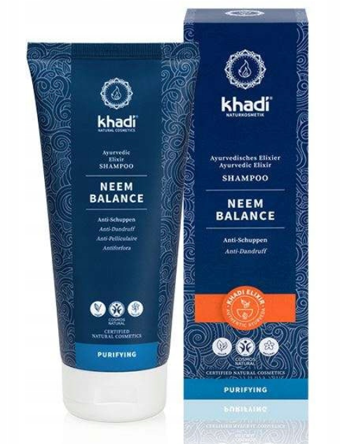 khadi NEEM BALANCE Szampon ajurwedyjski Przeciwłupieżowy 200 ml OPIS