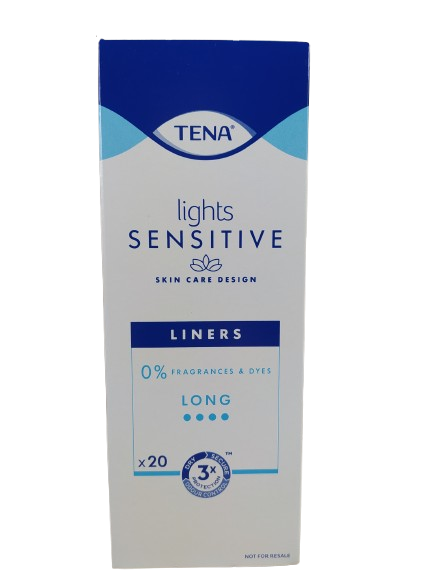 TENA Lights Long Liner Sensitive Wkładki higieniczne 20szt OPIS