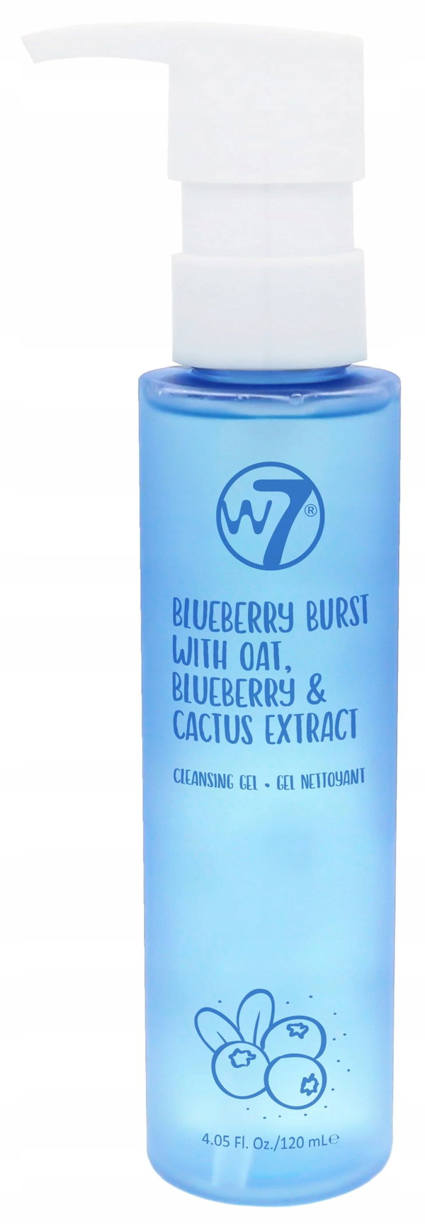W7 Blueberry Burst Żel do mycia twarzy 120 ml