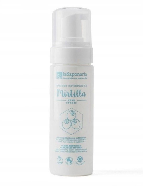 La Saponaria Blueberry Cleansing Mousse Pianka oczyszczająca 150 ml