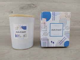 AVA & MAY Paris Świeca zapachowa wegańska sojowa 180g OPIS