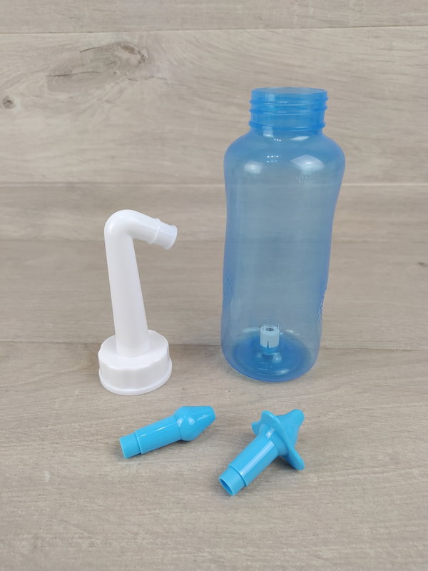 Butelka do płukania nosa Różne końcówki 300 ml