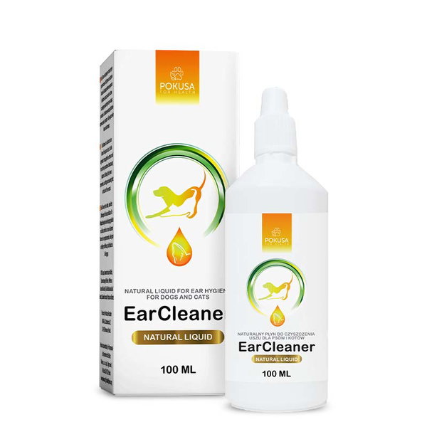 Płyn do czyszczenia uszów u psów i kotów Pokusa EarCleaner 100 ml
