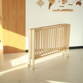 Składane drewniane łóżeczko dziecięce BOBBI 120 x 60cm