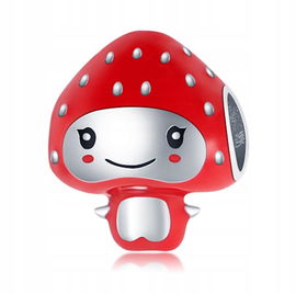 Zawieszka SREBRO 925 Charms Grzybek Muchomorek