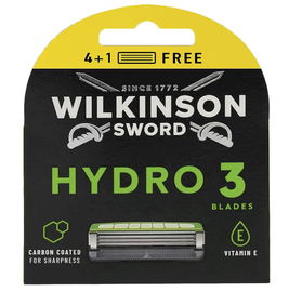 WILKINSON HYDRO 3 HYDRATING GEL WKŁADY OSTRZA DO MASZYNKI 5 sztuk