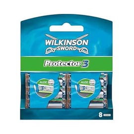 MĘSKIE WKŁADY DO MASZYNKI Wilkinson Sword Protector 3 - 8 sztuk