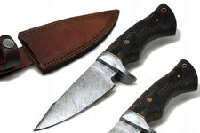 Nóż ręcznie wykonany taktyczny wojskowy BUSHCRAFT survival stal damasceńska
