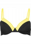 B.P.C bikini biustonosz czarno-neonowy (70B).