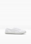B.P.C trampki materiałowe damskie białe sneakersy z haftem 40.